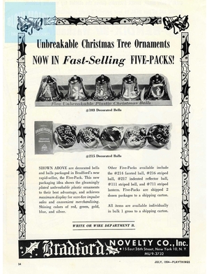 Bradford Novelty Playthings (1954-07) preview