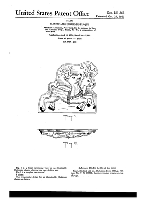 Raylite Electric Illuminable Christmas Plaque #D181263.pdf preview