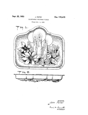 Raylite Electric Illuminable Christmas Plaque #D170475.pdf preview