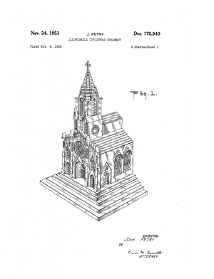 Raylite Electric Illuminable Christmas Ornament #D170940.pdf preview