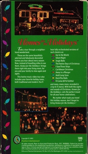 Home for the Holidays (The Sights & Sounds of Christmas) sleeve 2